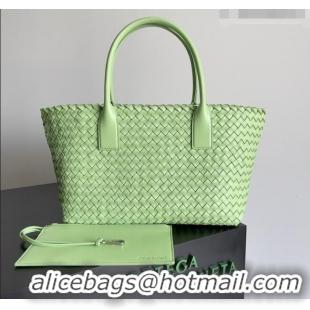 Original Cheap Bottega Veneta Medium Cabat Tote Bag 32cm in Intrecciato Leather BV040205 Light Green 2026