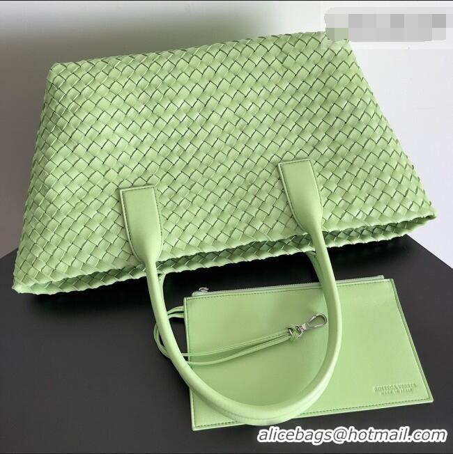 Original Cheap Bottega Veneta Medium Cabat Tote Bag 32cm in Intrecciato Leather BV040205 Light Green 2026