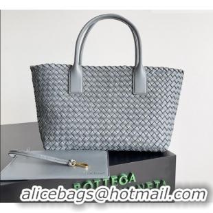 Good Taste Bottega Veneta Medium Cabat Tote Bag 32cm in Intrecciato Leather BV040205 Agate Grey 2026