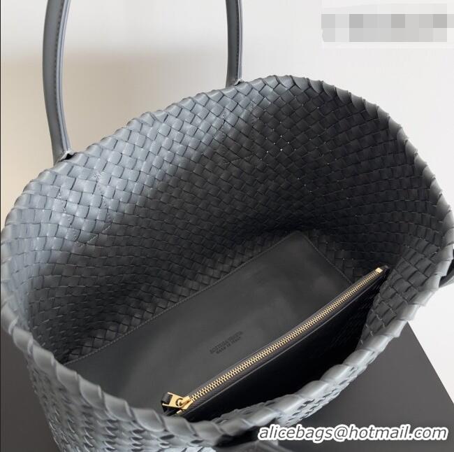 Good Taste Bottega Veneta Medium Cabat Tote Bag 32cm in Intrecciato Leather BV040205 Agate Grey 2026