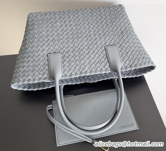 Good Taste Bottega Veneta Medium Cabat Tote Bag 32cm in Intrecciato Leather BV040205 Agate Grey 2026
