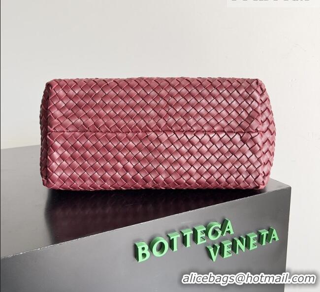 Best Quality Bottega Veneta Medium Cabat Tote Bag 32cm in Intrecciato Leather BV040205 Burgundy 2026