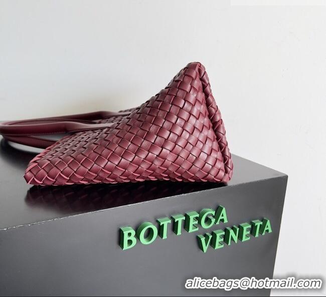 Best Quality Bottega Veneta Medium Cabat Tote Bag 32cm in Intrecciato Leather BV040205 Burgundy 2026