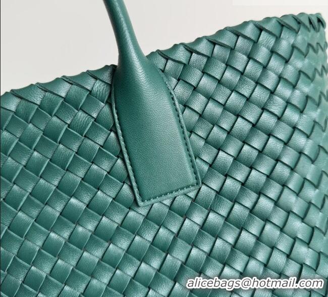 Cheap Bottega Veneta Medium Cabat Tote Bag 32cm in Intrecciato Leather BV040205 Emerald Green 2026