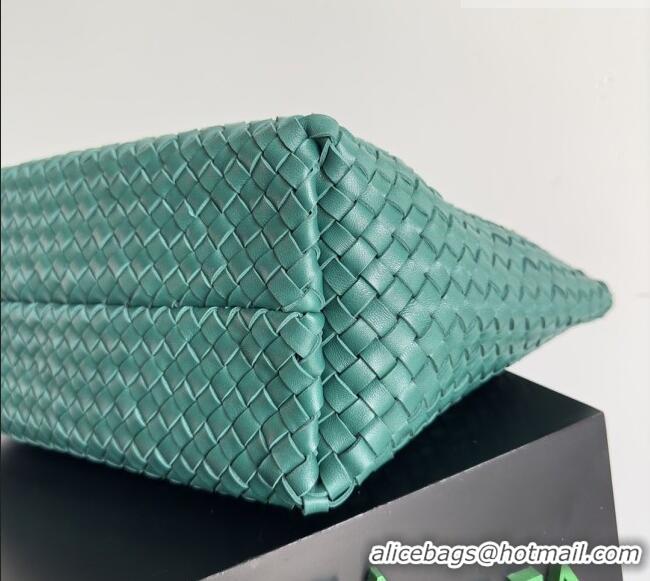 Cheap Bottega Veneta Medium Cabat Tote Bag 32cm in Intrecciato Leather BV040205 Emerald Green 2026