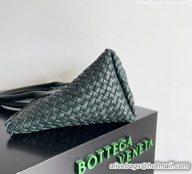 Sophisticated Bottega Veneta Medium Cabat Tote Bag 32cm in Intrecciato Leather BV040205 Dark Green 2026