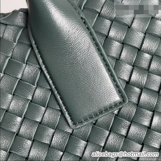Sophisticated Bottega Veneta Medium Cabat Tote Bag 32cm in Intrecciato Leather BV040205 Dark Green 2026