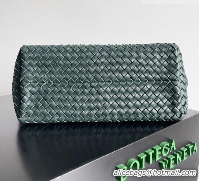 Sophisticated Bottega Veneta Medium Cabat Tote Bag 32cm in Intrecciato Leather BV040205 Dark Green 2026