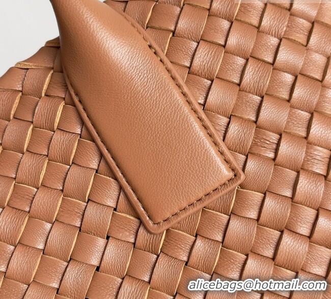 Luxury Cheap Bottega Veneta Medium Cabat Tote Bag 32cm in Intrecciato Leather BV040205 Gold Brown 2026