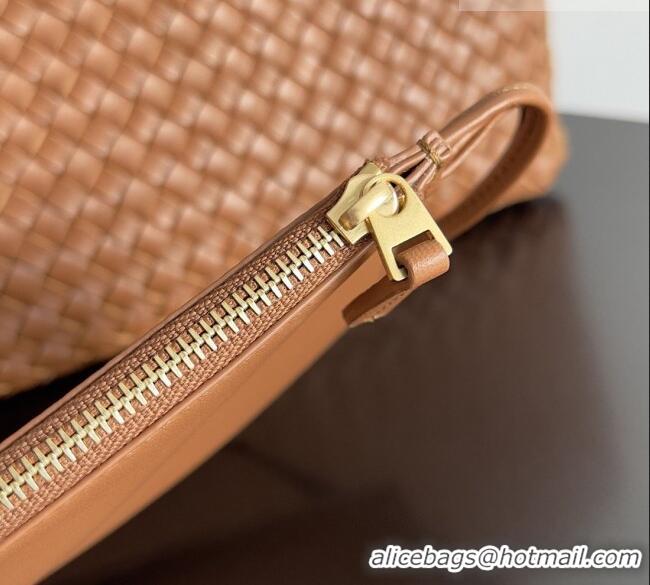 Luxury Cheap Bottega Veneta Medium Cabat Tote Bag 32cm in Intrecciato Leather BV040205 Gold Brown 2026