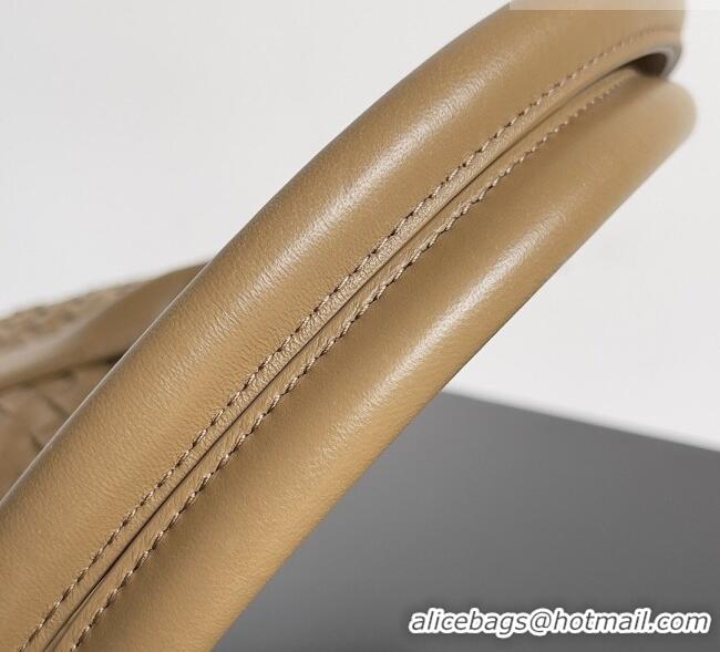New Design Bottega Veneta Medium Cabat Tote Bag 32cm in Intrecciato Leather BV040205 Pale Brown 2026
