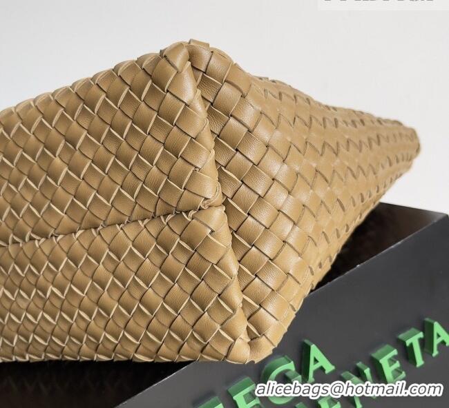 New Design Bottega Veneta Medium Cabat Tote Bag 32cm in Intrecciato Leather BV040205 Pale Brown 2026
