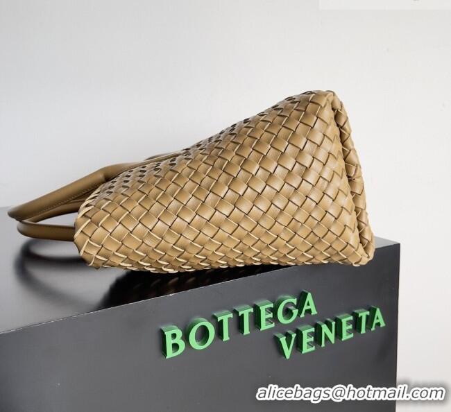 New Design Bottega Veneta Medium Cabat Tote Bag 32cm in Intrecciato Leather BV040205 Pale Brown 2026