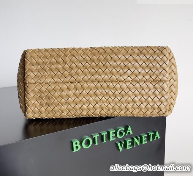 New Design Bottega Veneta Medium Cabat Tote Bag 32cm in Intrecciato Leather BV040205 Pale Brown 2026