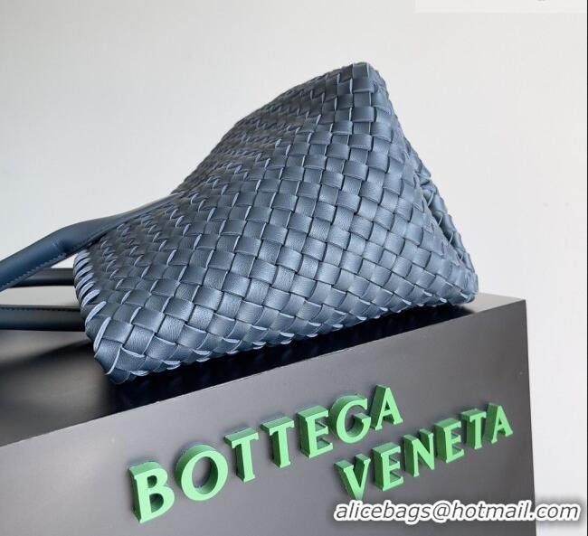 Famous Brand Bottega Veneta Medium Cabat Tote Bag 32cm in Intrecciato Leather BV040205 Dark Blue 2026