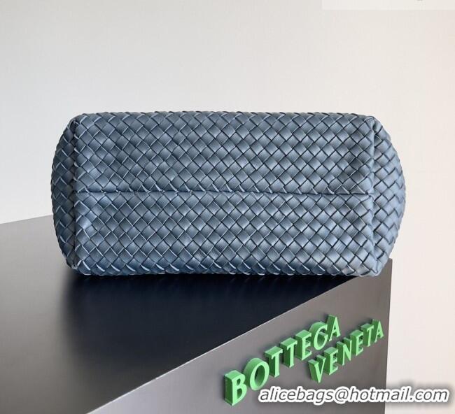 Famous Brand Bottega Veneta Medium Cabat Tote Bag 32cm in Intrecciato Leather BV040205 Dark Blue 2026