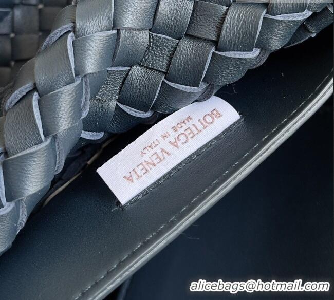 Famous Brand Bottega Veneta Medium Cabat Tote Bag 32cm in Intrecciato Leather BV040205 Dark Blue 2026