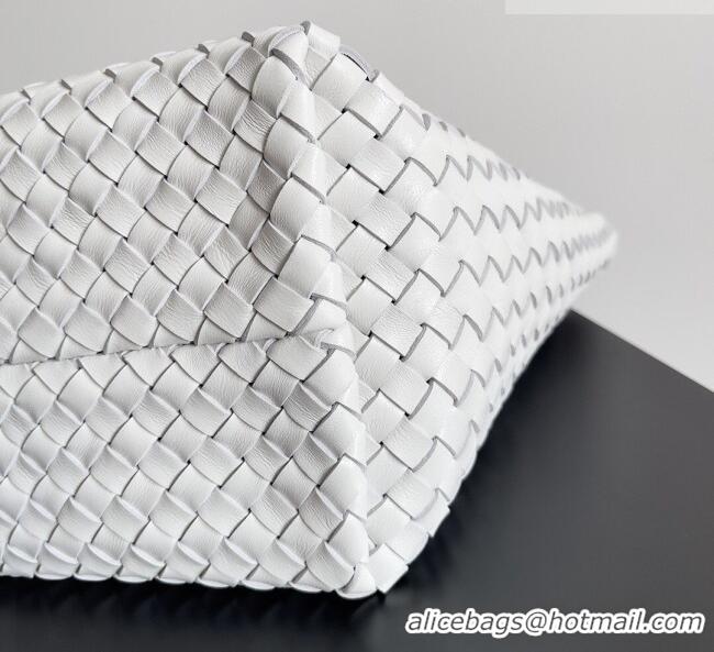 Well Crafted Bottega Veneta Medium Cabat Tote Bag 32cm in Intrecciato Leather BV040205 White 2026