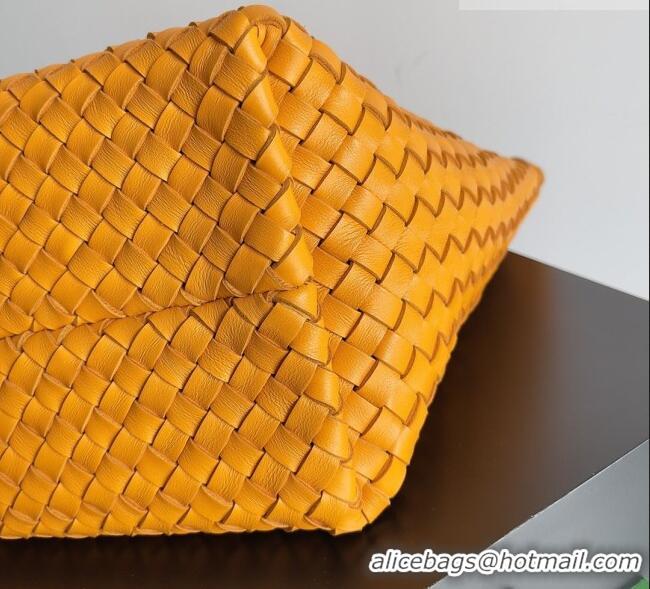 Luxury Cheap Bottega Veneta Medium Cabat Tote Bag 32cm in Intrecciato Leather BV040205 Orange 2026