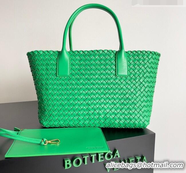 New Cheap Bottega Veneta Medium Cabat Tote Bag 32cm in Intrecciato Leather BV040205 Green 2026