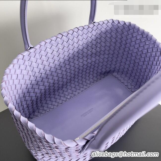 Luxury Cheap Bottega Veneta Medium Cabat Tote Bag 32cm in Intrecciato Leather BV040205 Purple 2026