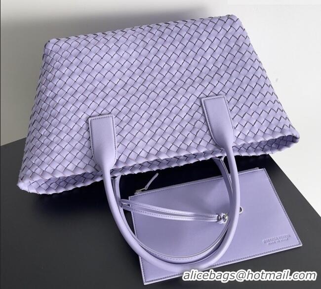Luxury Cheap Bottega Veneta Medium Cabat Tote Bag 32cm in Intrecciato Leather BV040205 Purple 2026