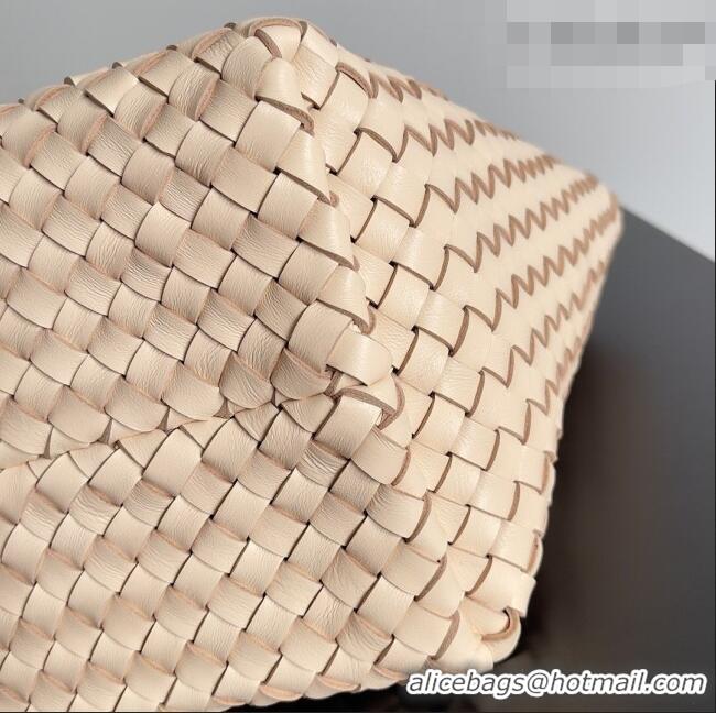 Top Quality Bottega Veneta Medium Cabat Tote Bag 32cm in Intrecciato Leather BV040205 Nude 2026
