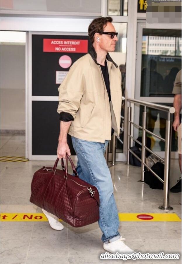 Stylish Discount Bottega Veneta Cabin Duffle Travel Bag in Intrecciato Leather 795287 Brown 2026