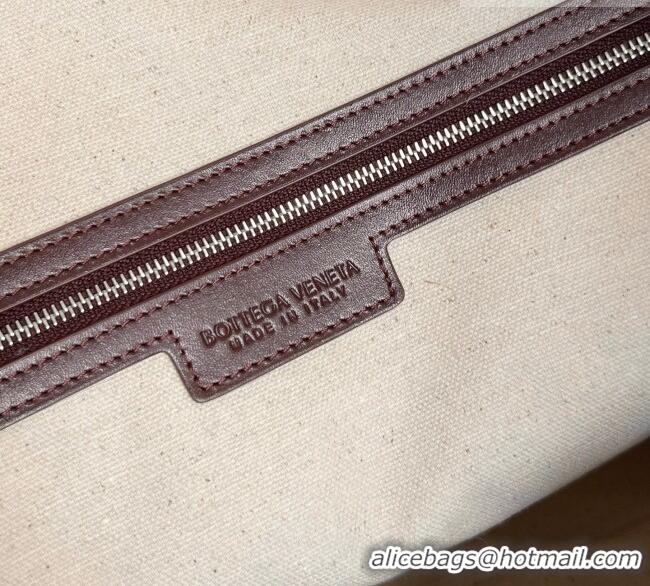 Stylish Discount Bottega Veneta Cabin Duffle Travel Bag in Intrecciato Leather 795287 Brown 2026