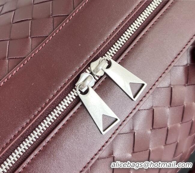 Stylish Discount Bottega Veneta Cabin Duffle Travel Bag in Intrecciato Leather 795287 Brown 2026