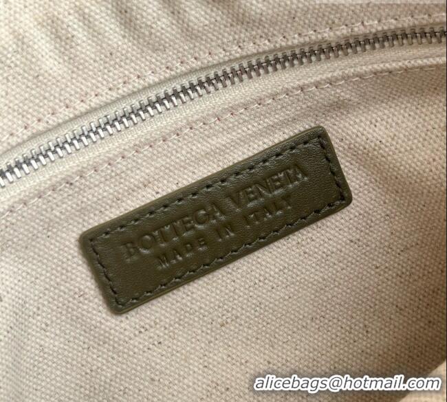 Promotional Bottega Veneta Tribeca Bag in Intrecciato Suede Leather 836016 Green 2026