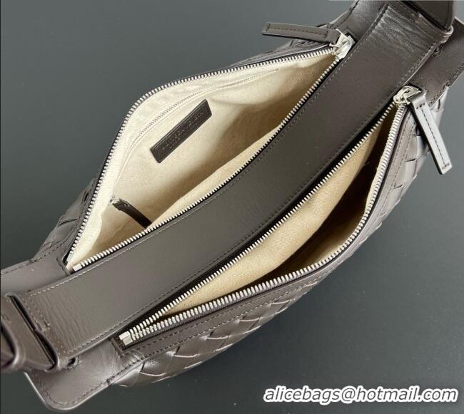 Free Shipping Bottega Veneta Tribeca Bag in Intrecciato Leather 836016 Chocolate Brown 2026
