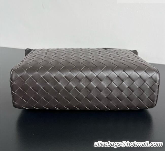 Free Shipping Bottega Veneta Tribeca Bag in Intrecciato Leather 836016 Chocolate Brown 2026