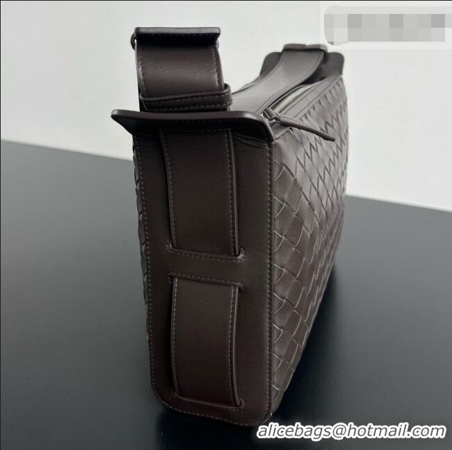 Free Shipping Bottega Veneta Tribeca Bag in Intrecciato Leather 836016 Chocolate Brown 2026