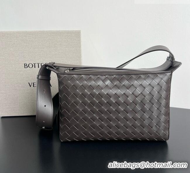 Free Shipping Bottega Veneta Tribeca Bag in Intrecciato Leather 836016 Chocolate Brown 2026