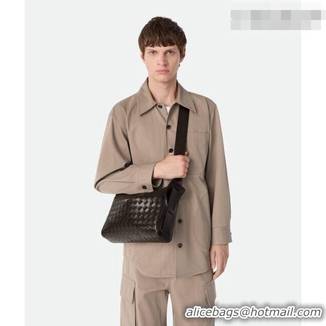 Free Shipping Bottega Veneta Tribeca Bag in Intrecciato Leather 836016 Chocolate Brown 2026