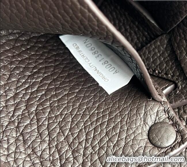 Best Quality Bottega Veneta Mens Diago Belt Bag in Intrecciato Grained Leather 805773 Chocolate Brown 2026