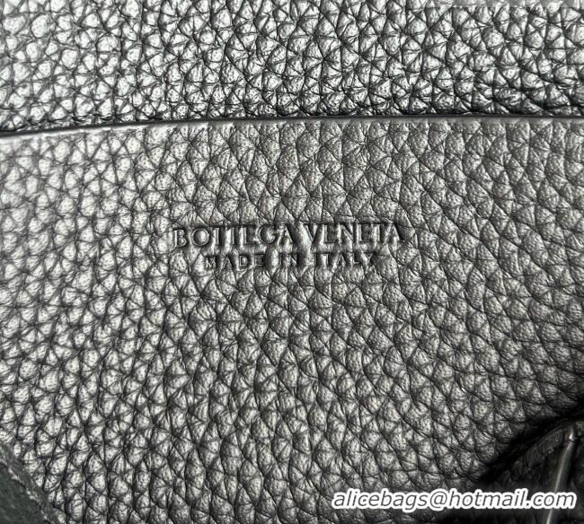 Inexpensive Bottega Veneta Mens Diago Belt Bag in Intrecciato Grained Leather 805773 Black 2026