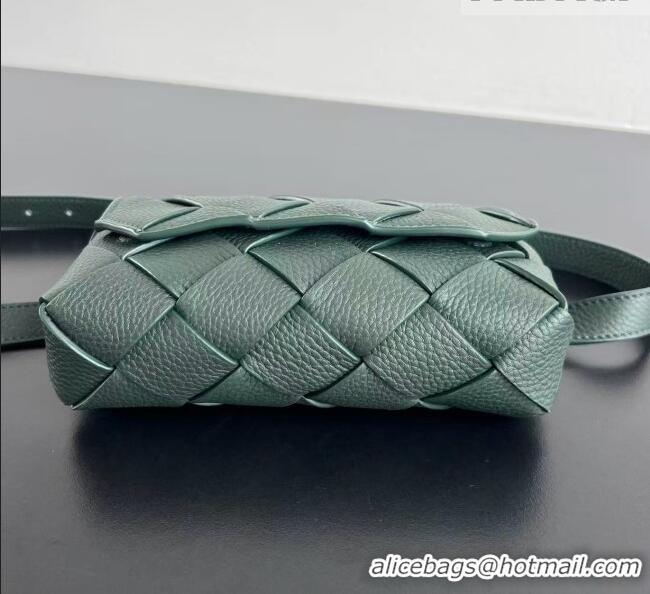Most Popular Bottega Veneta Men's Diago Belt Bag in Intrecciato Grained Leather 805773 Green 2026