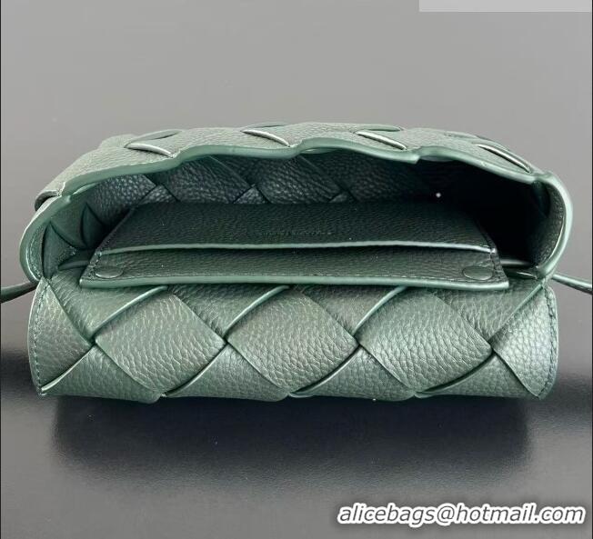 Most Popular Bottega Veneta Men's Diago Belt Bag in Intrecciato Grained Leather 805773 Green 2026