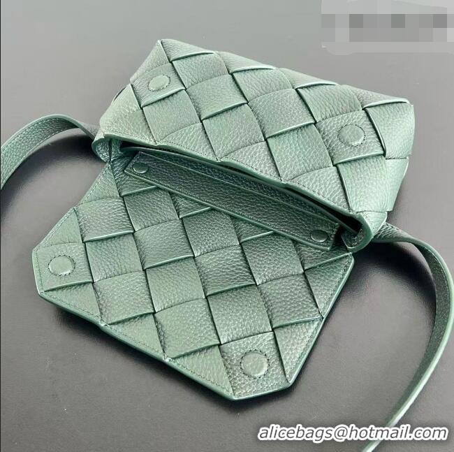 Most Popular Bottega Veneta Men's Diago Belt Bag in Intrecciato Grained Leather 805773 Green 2026