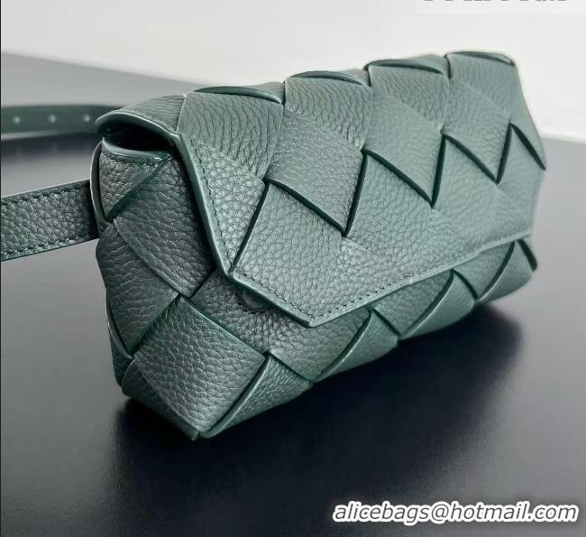 Most Popular Bottega Veneta Men's Diago Belt Bag in Intrecciato Grained Leather 805773 Green 2026