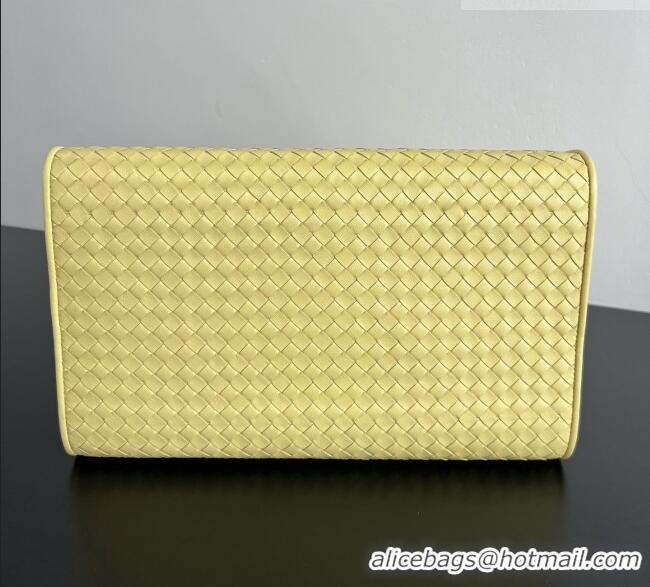 Luxury Cheap Bottega Veneta Barbara Tote Bag in Intrecciato Leather 868327 Yellow 2026
