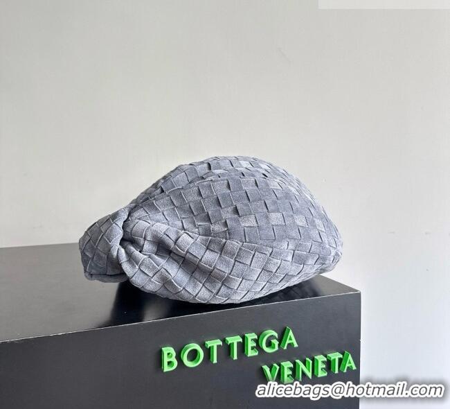 Promotional Bottega Veneta Small Jodie Hobo Bag in Intrecciato Suede Leather 600261 Grey 2026