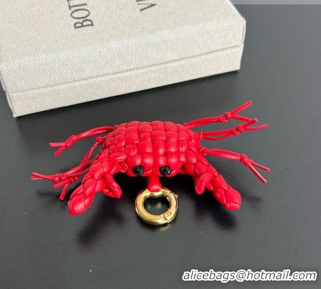 New Design Bottega Veneta Crab Charm with Hook 876856 Red 2026