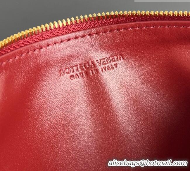 Big Discount Bottega Veneta Intrecciato Piccolo Medium Pouch 876625 Red 2026