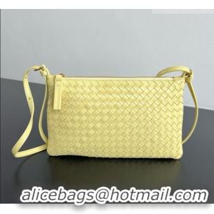 Inexpensive Bottega Veneta Intrecciato Piccolo Medium Pouch 876625 Yellow 2026