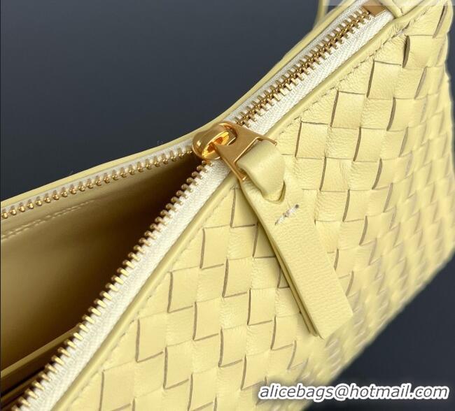 Inexpensive Bottega Veneta Intrecciato Piccolo Medium Pouch 876625 Yellow 2026