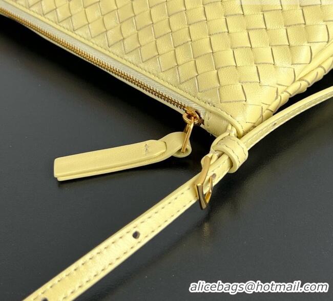 Inexpensive Bottega Veneta Intrecciato Piccolo Medium Pouch 876625 Yellow 2026