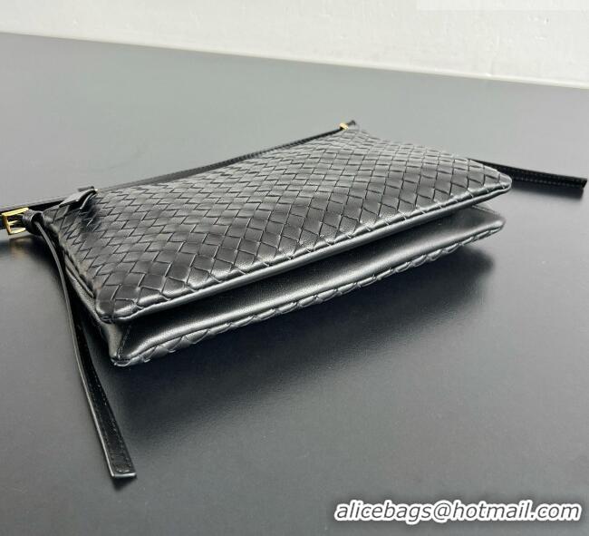 Best Product Bottega Veneta Intrecciato Piccolo Medium Pouch 876625 Black 2026